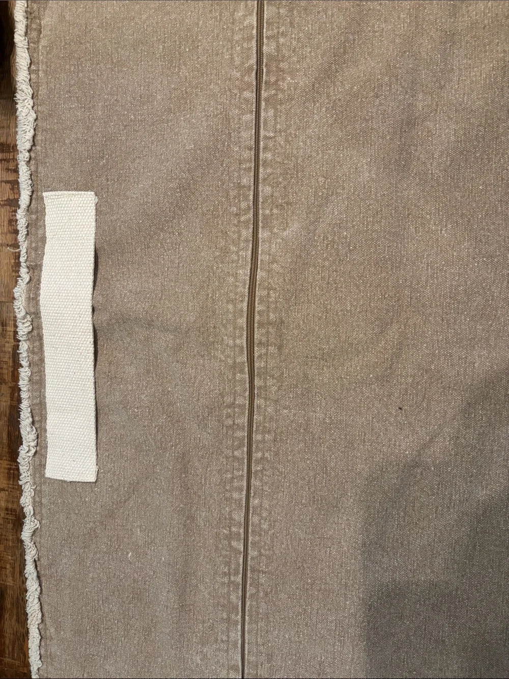 Brand New No Tags Mud Pie 24x22 Pillow Cover  Brown Denim MSRP $49